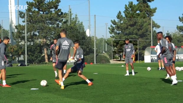 Goals, skills and efforts of Marcelo during his training sessions